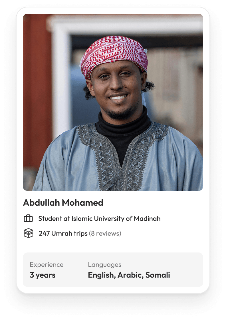 Umrahly guides desktop illustration